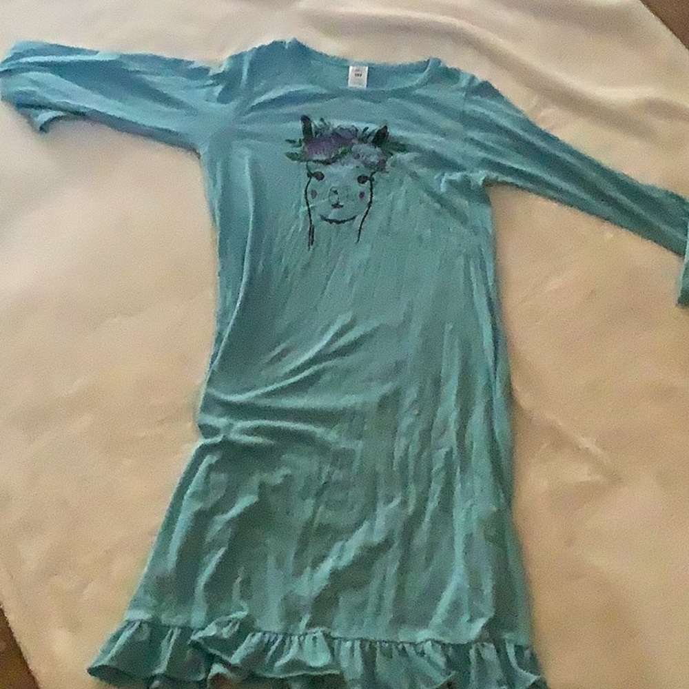 Long sleeve llama dress